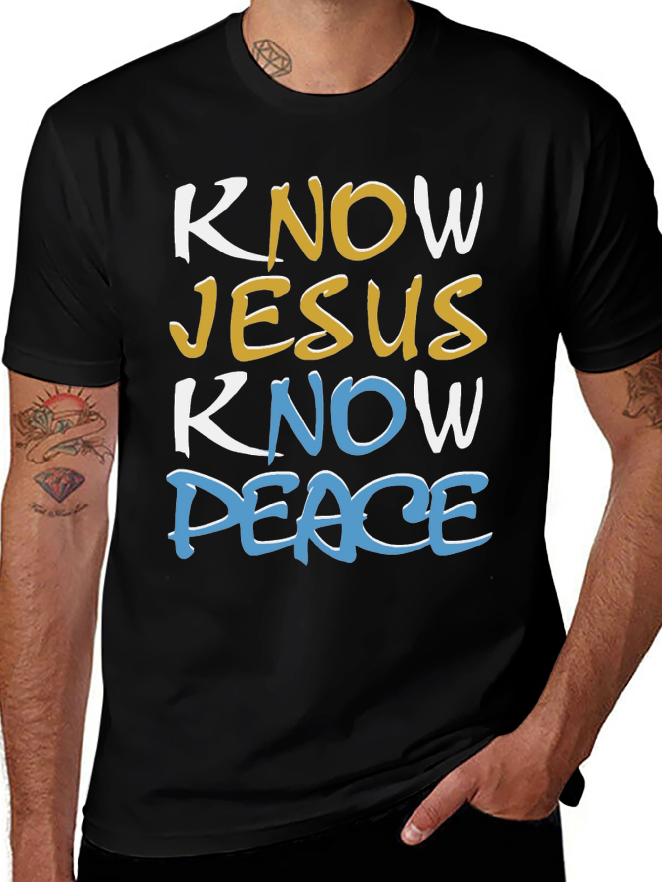 Know Jesus Know Peace Graphic Tee