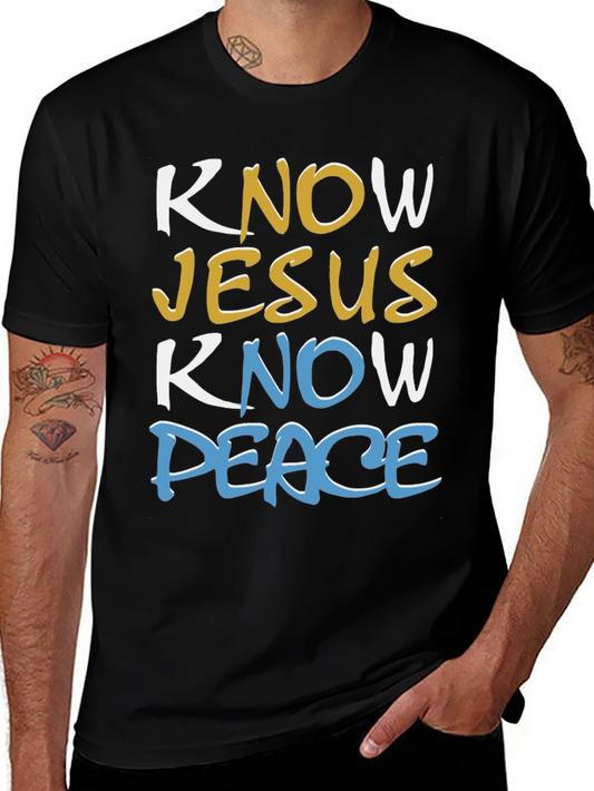 Know Jesus Know Peace Graphic Tee