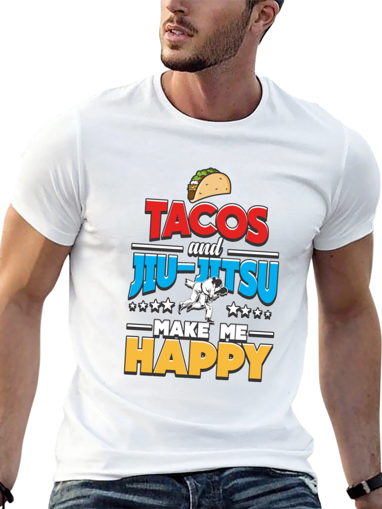 Tacos and Jiu-Jitsu Graphic Tee