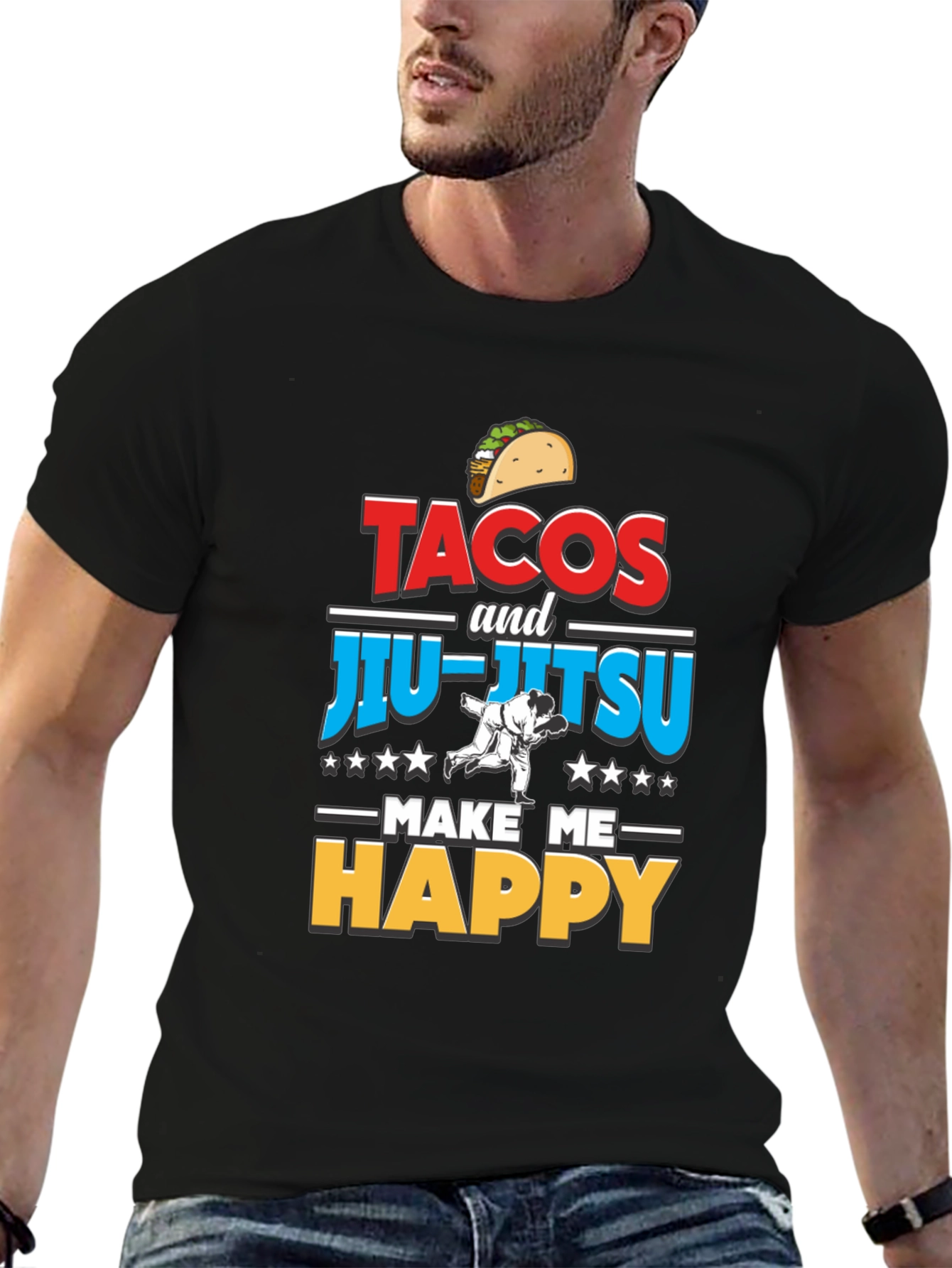 Tacos and Jiu-Jitsu Graphic Tee