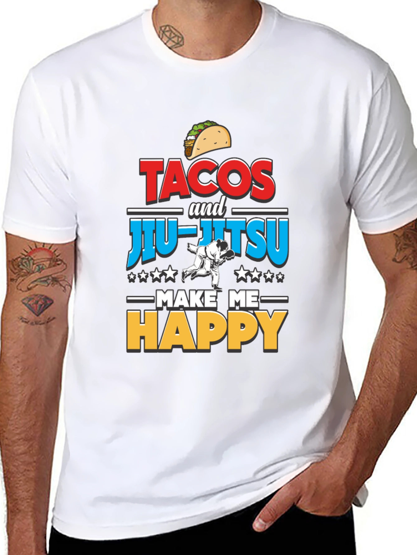 Tacos and Jiu-Jitsu Graphic Tee