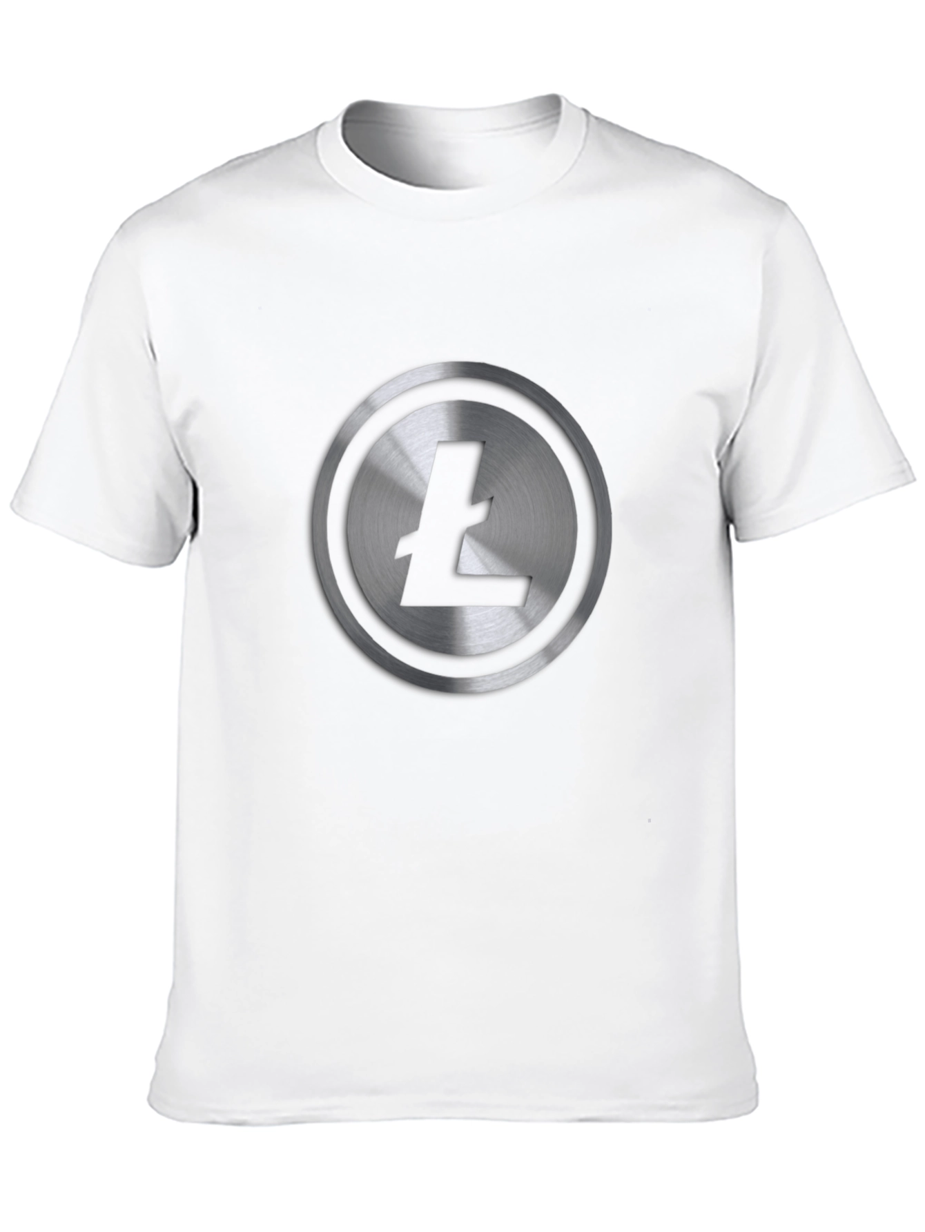 Litecoin Logo Black T-Shirt