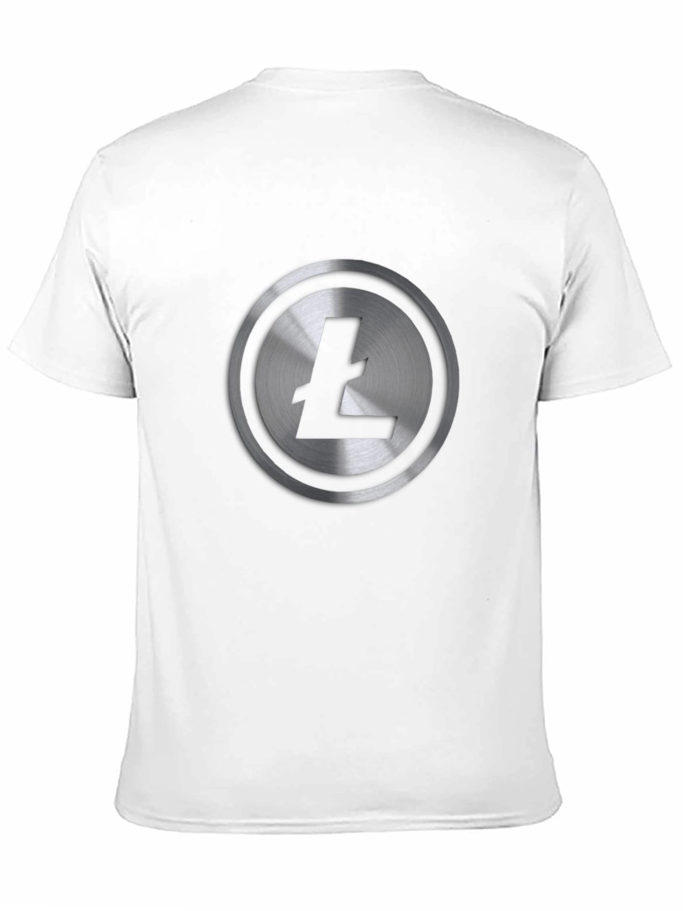 Litecoin Logo Black T-Shirt