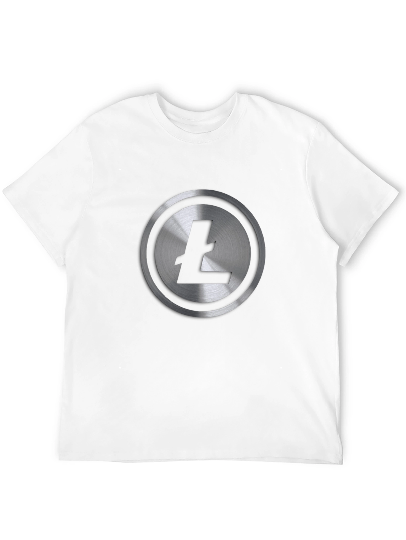 Litecoin Logo Black T-Shirt