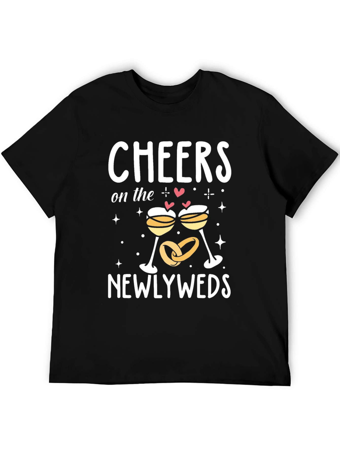 Cheers Newlyweds T-Shirt - Wedding Celebration