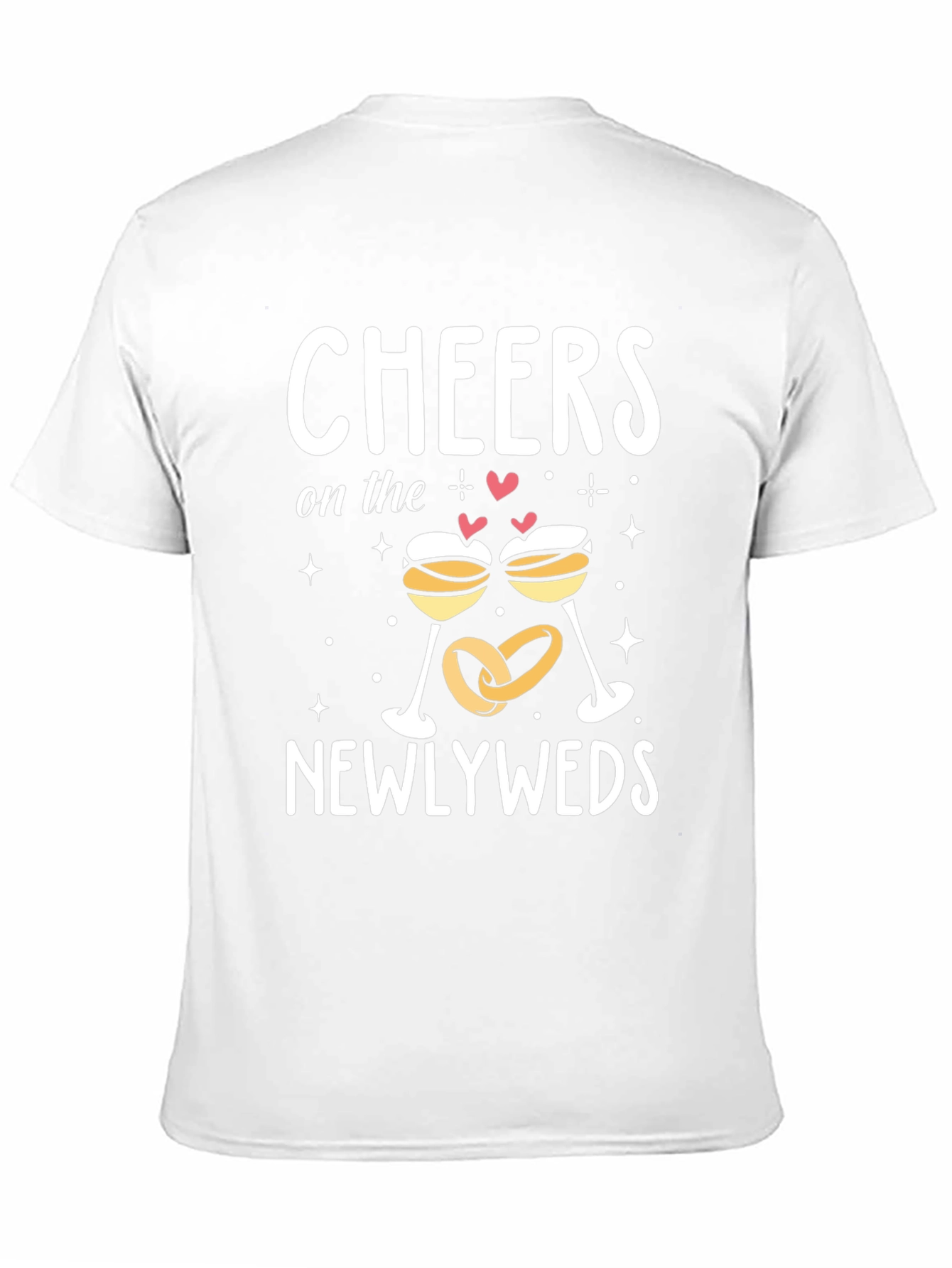 Cheers Newlyweds T-Shirt - Wedding Celebration