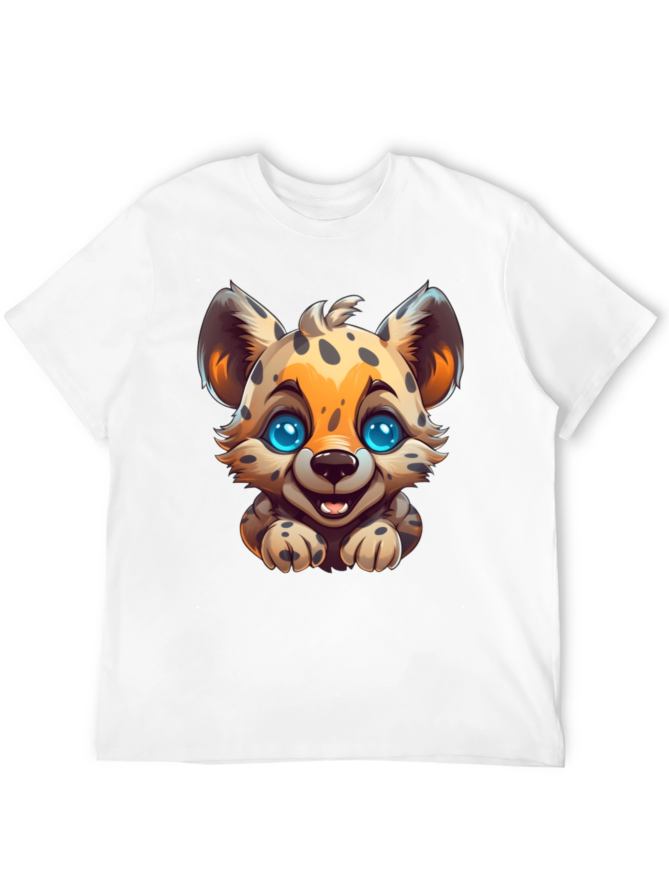 Cute Cheetah Graphic Tee - Black Animal Print Shirt