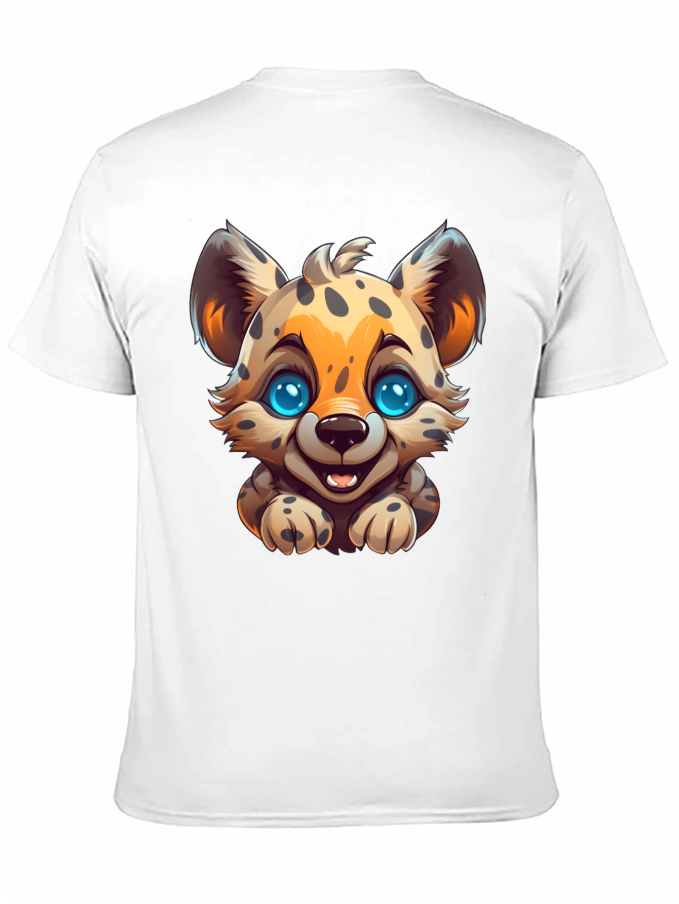 Cute Cheetah Graphic Tee - Black Animal Print Shirt