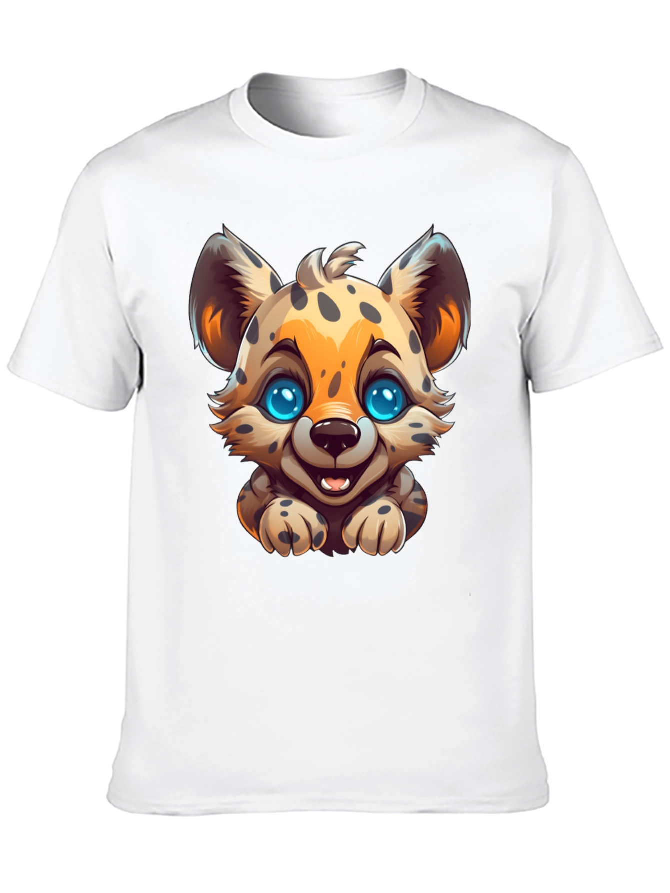 Cute Cheetah Graphic Tee - Black Animal Print Shirt