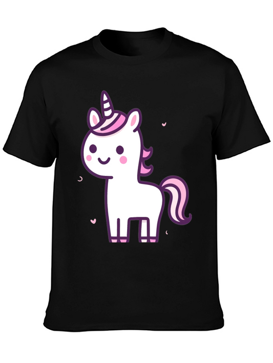 Unicorn Graphic Tee - Cute Cartoon Shirt