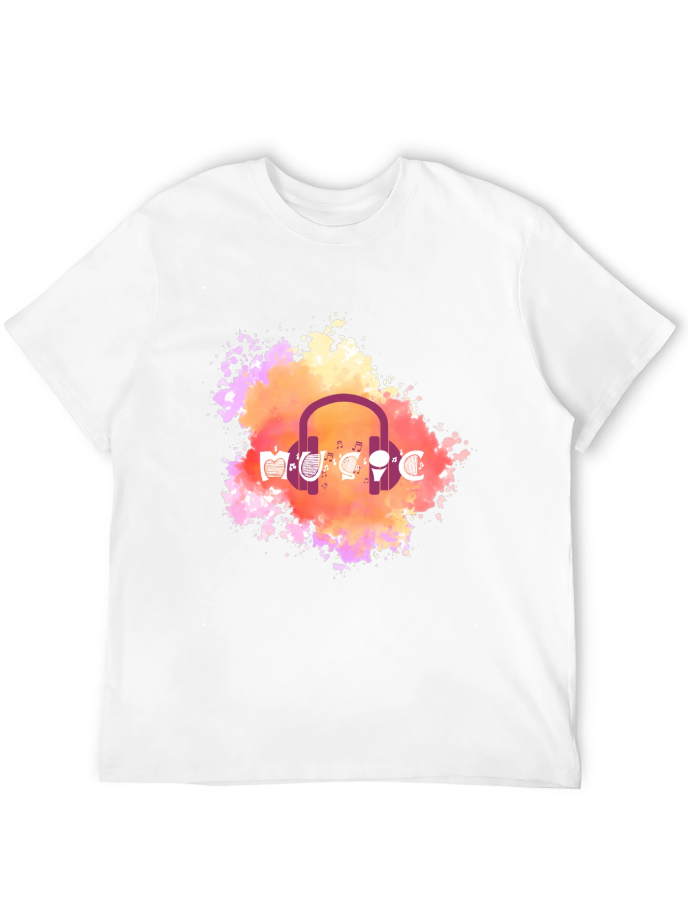 Music Headphone Graphic Tee