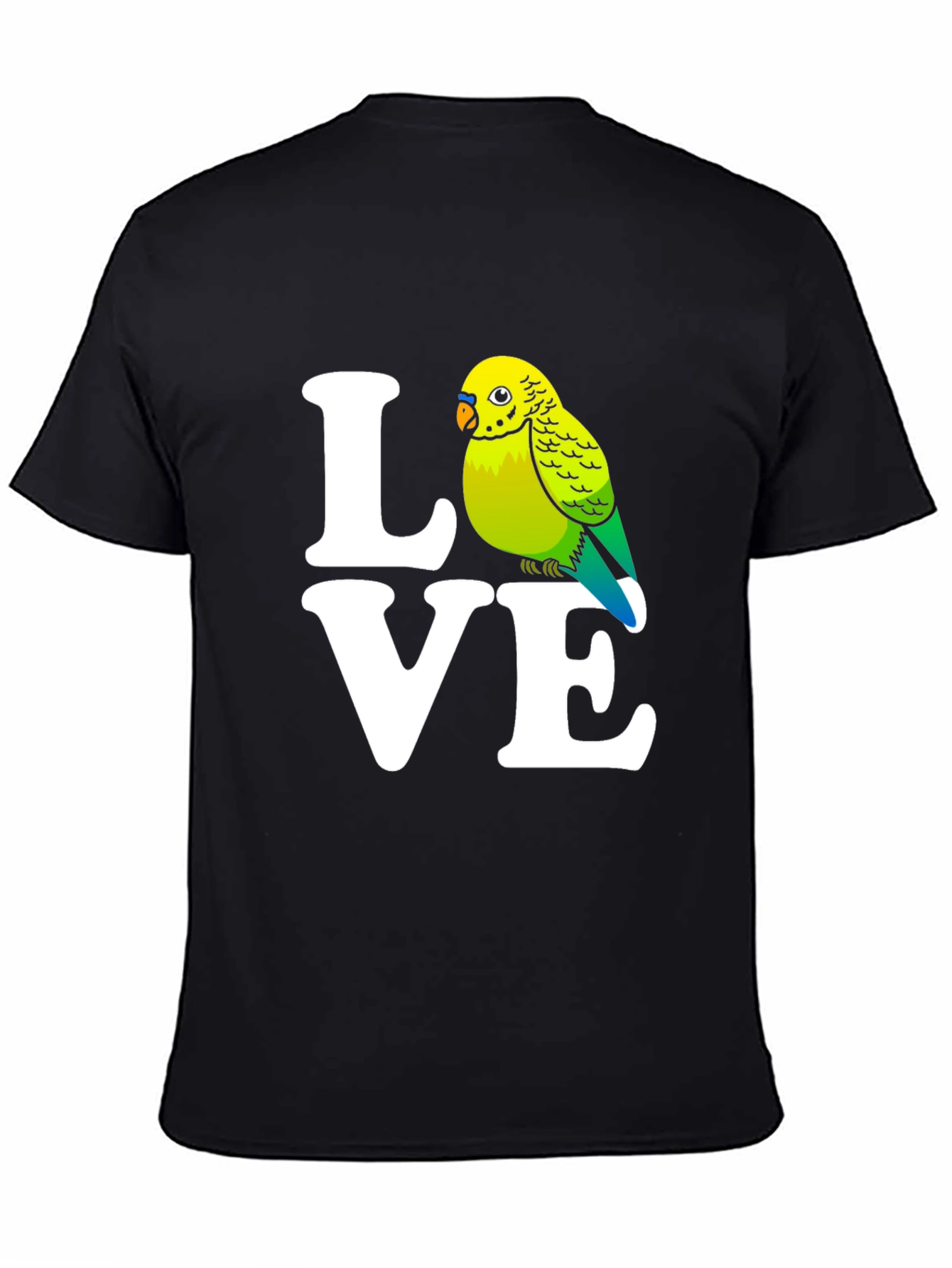 Love Bird Graphic T-Shirt - Parrot Lover Tee