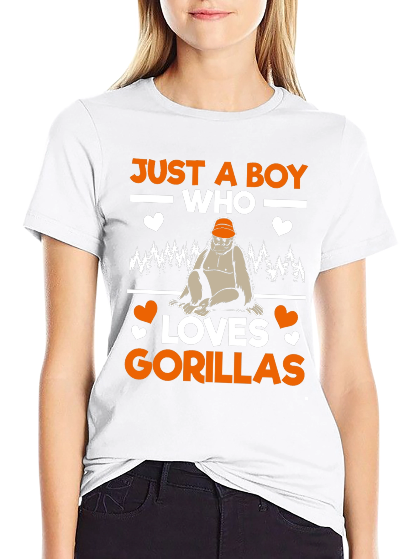 Boy Who Loves Gorillas T-Shirt