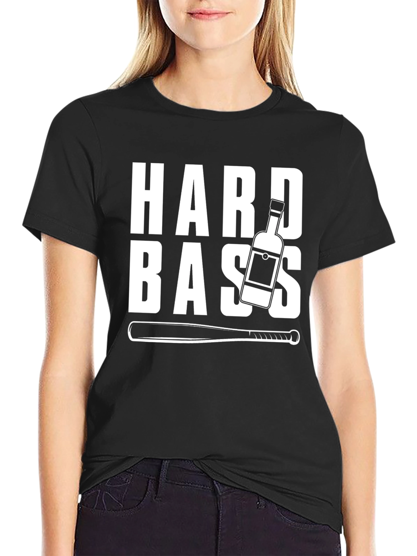 Hard Bass T-Shirt - Funny Graphic Tee