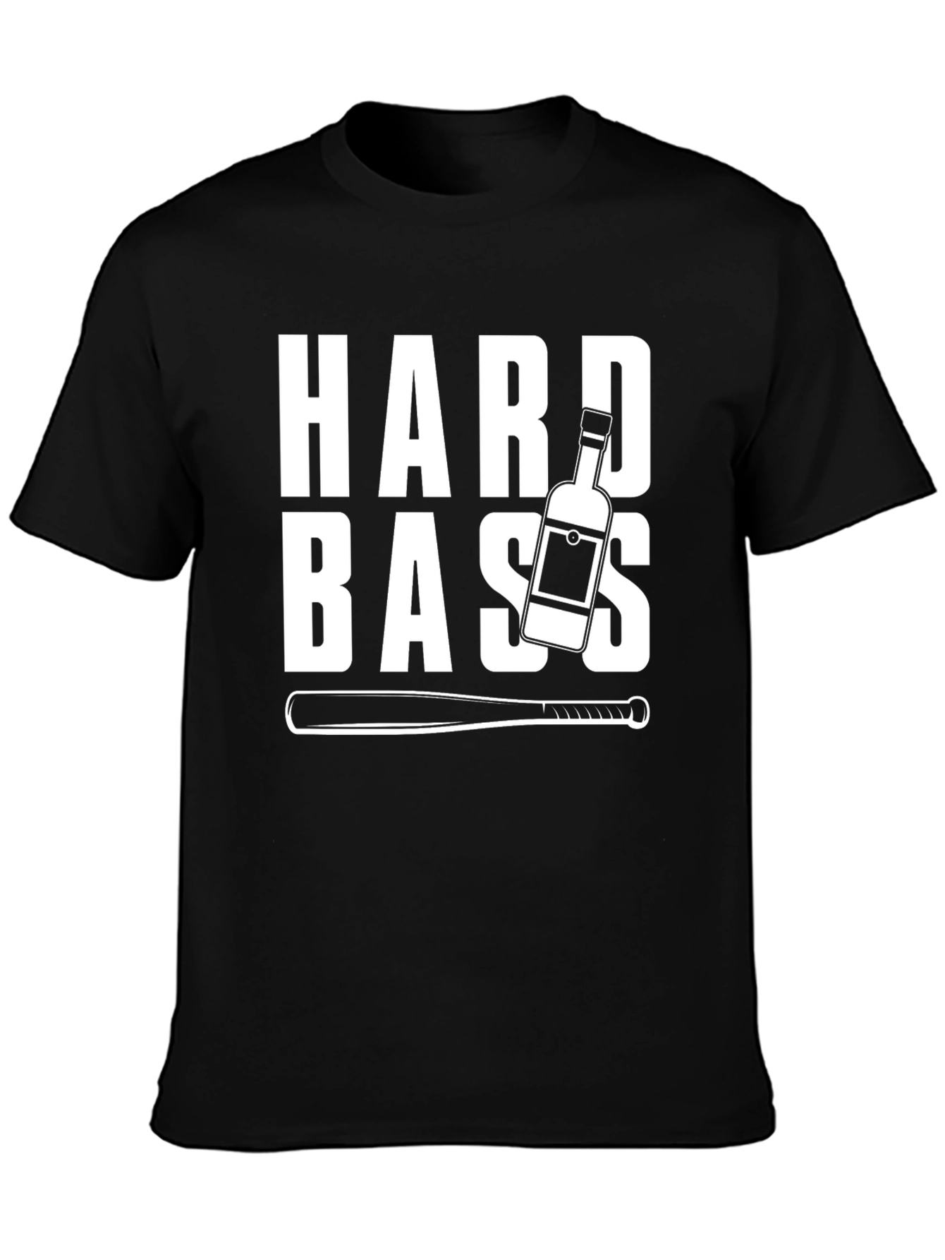 Hard Bass T-Shirt - Funny Graphic Tee