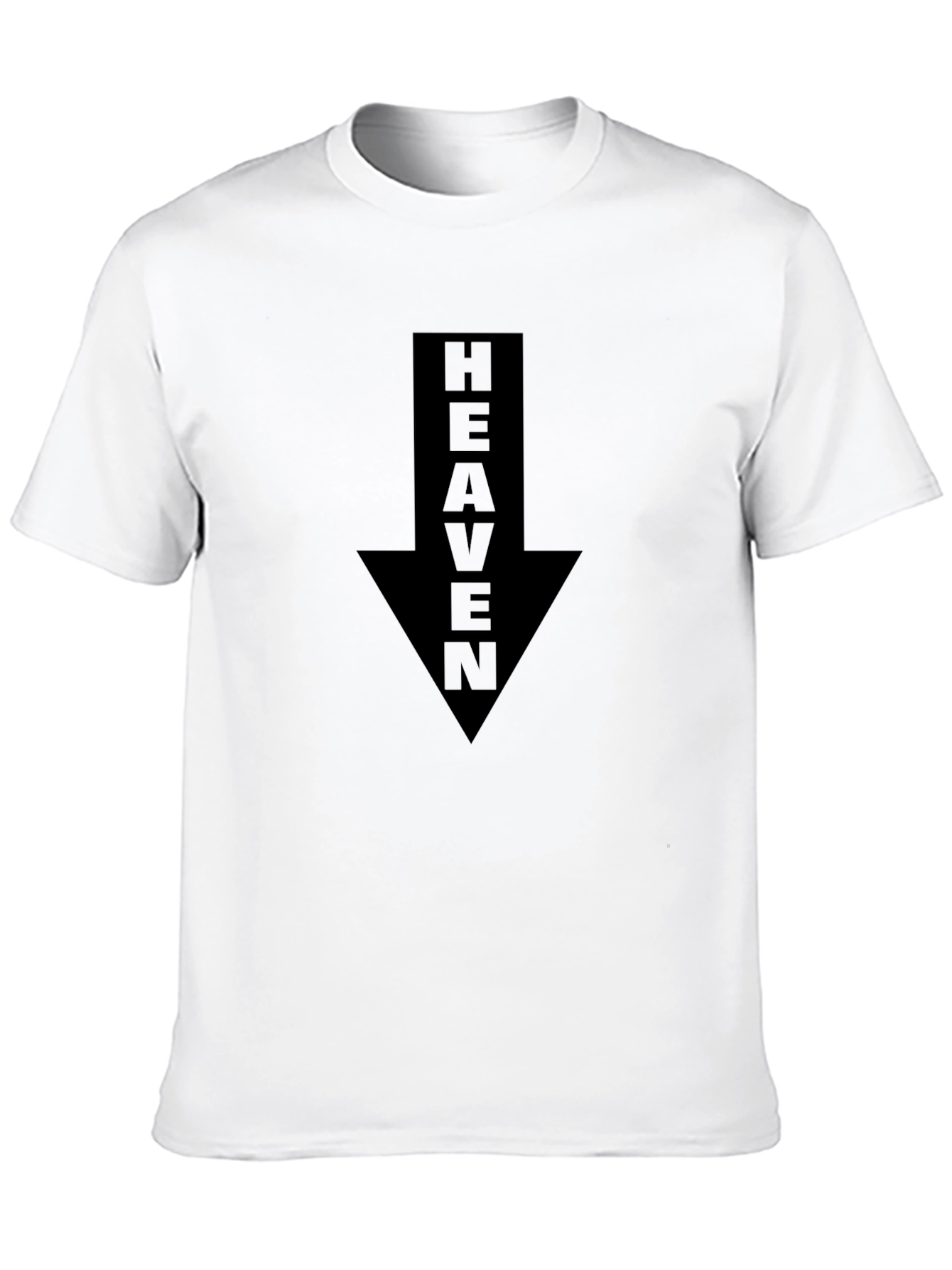 Heaven Arrow T-Shirt: Downward Pointing Graphic Tee