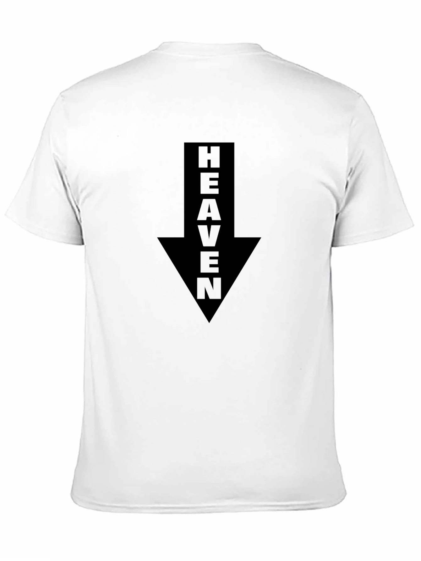 Heaven Arrow T-Shirt: Downward Pointing Graphic Tee