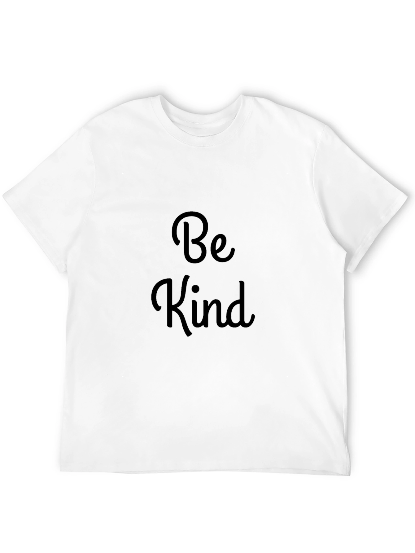 Be Kind Black T-Shirt - Soft & Stylish