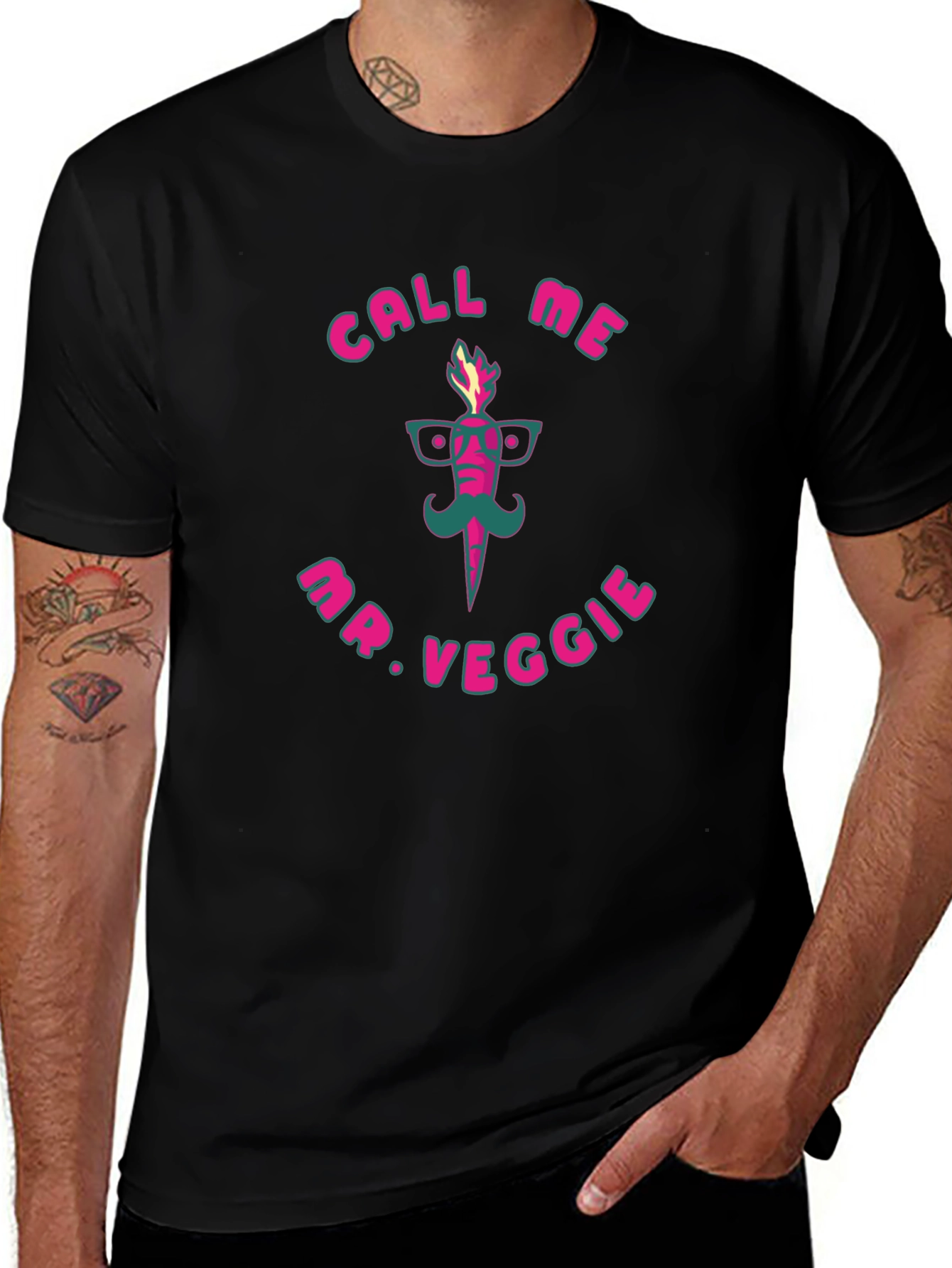 Call Me Mr. Veggie Graphic T-Shirt