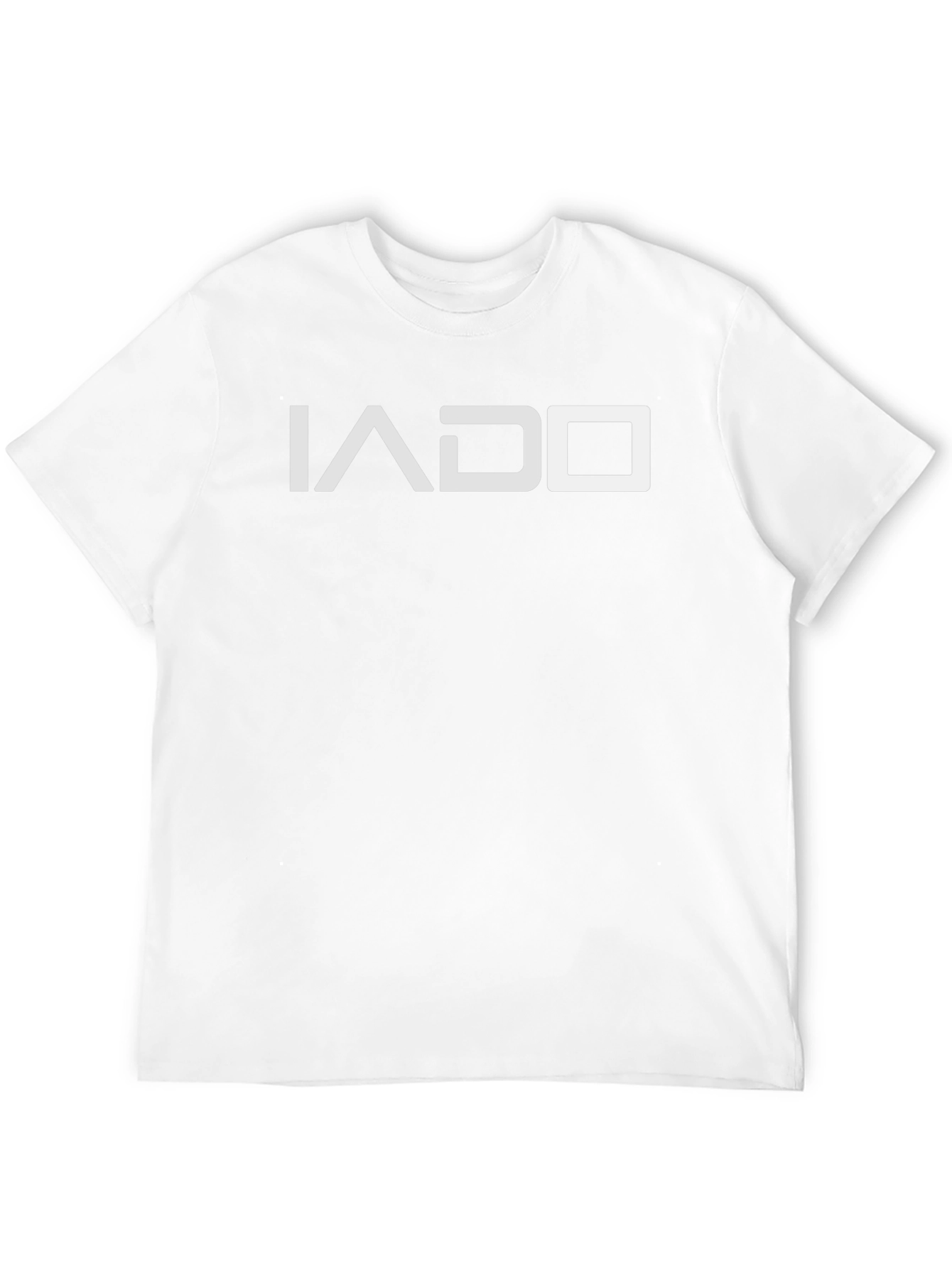 IADQ Black T-Shirt - Modern Graphic Tee