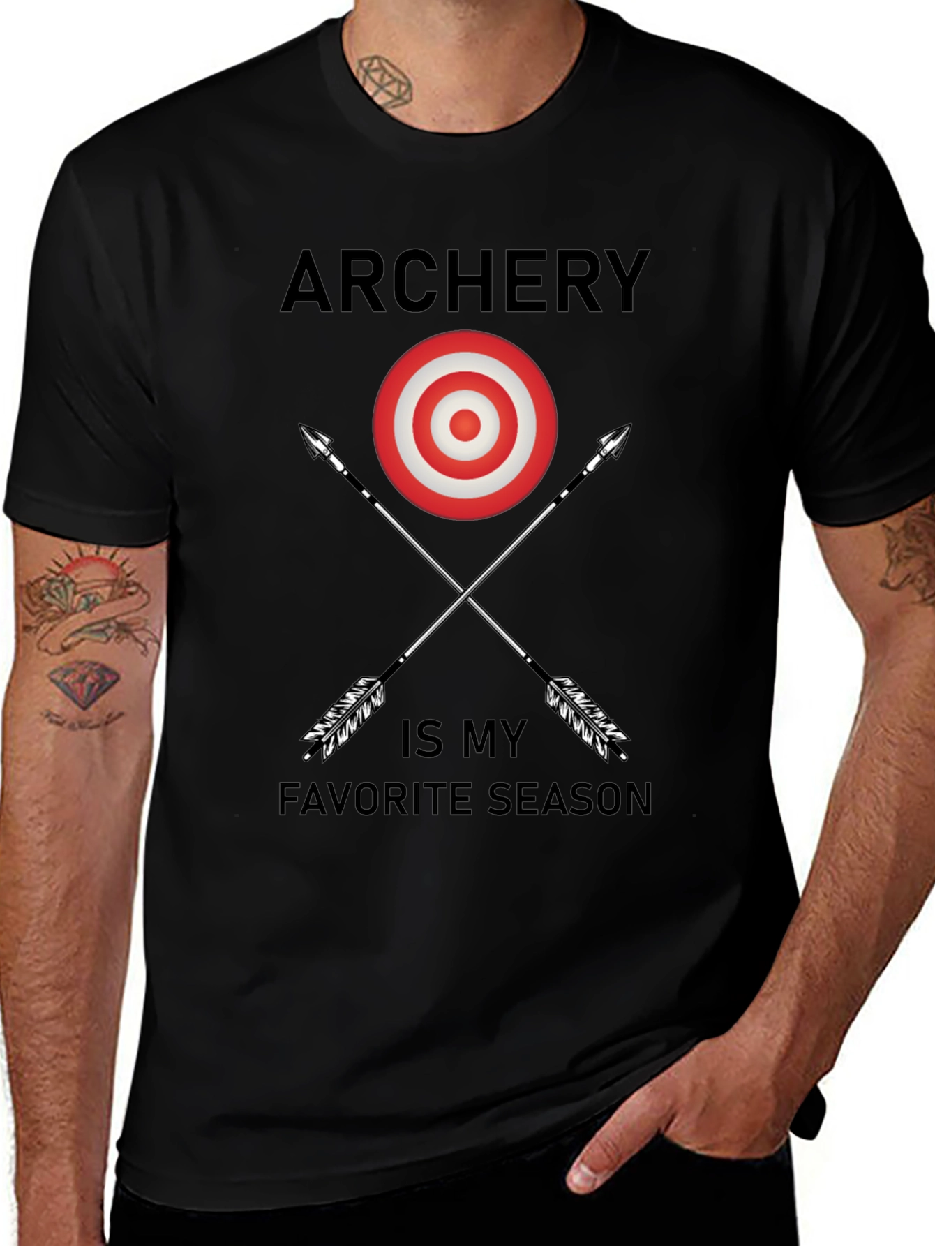 Archery Season T-Shirt - Target & Arrow Design