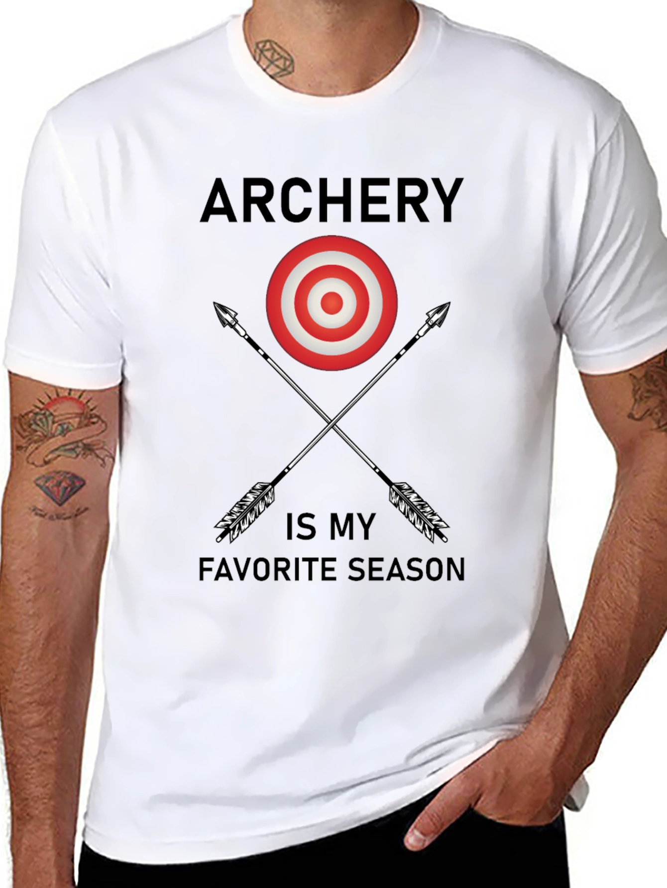 Archery Season T-Shirt - Target & Arrow Design