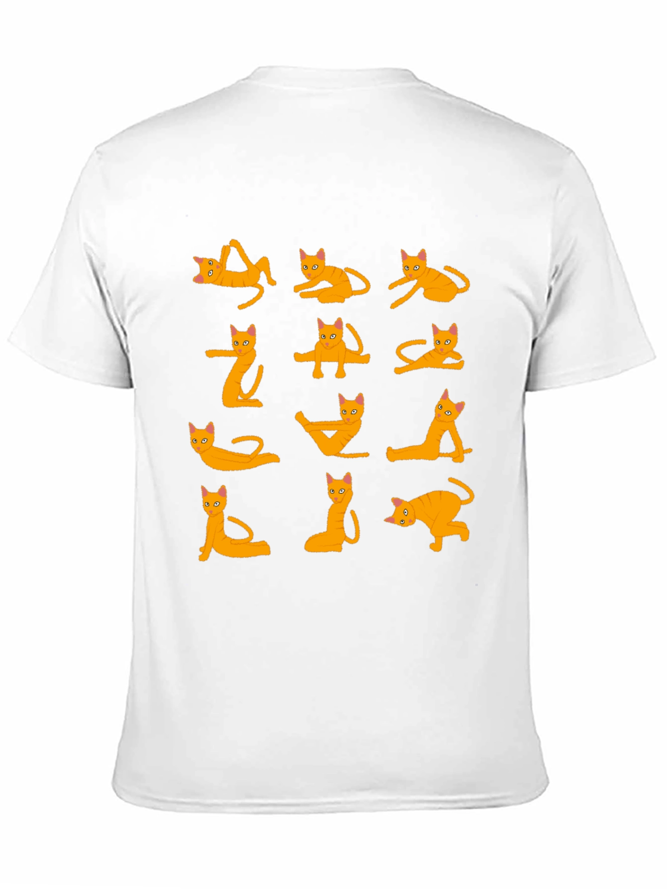 Yoga Cat Black T-Shirt