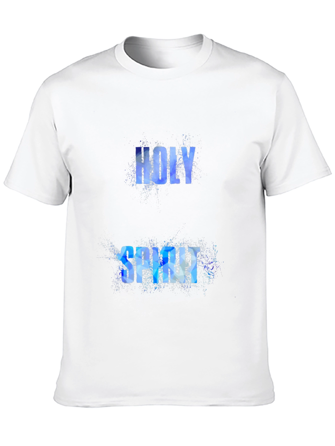 Holy Spirit Graphic Print Black T-Shirt