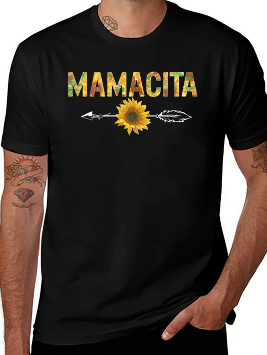 Mamacita Sunflower Arrow Graphic T-Shirt