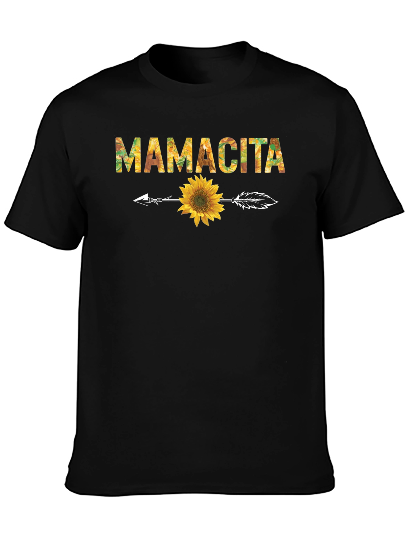 Mamacita Sunflower Arrow Graphic T-Shirt