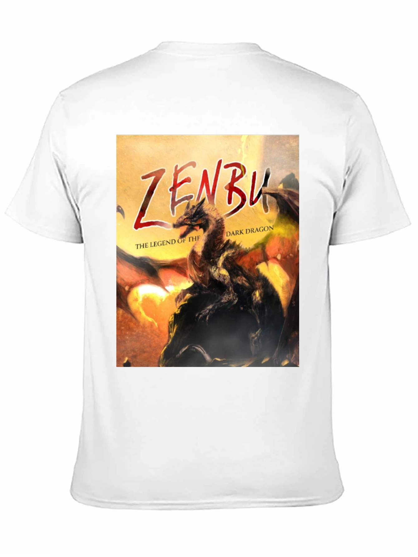 Zenbu Dark Dragon Legend Graphic T-Shirt