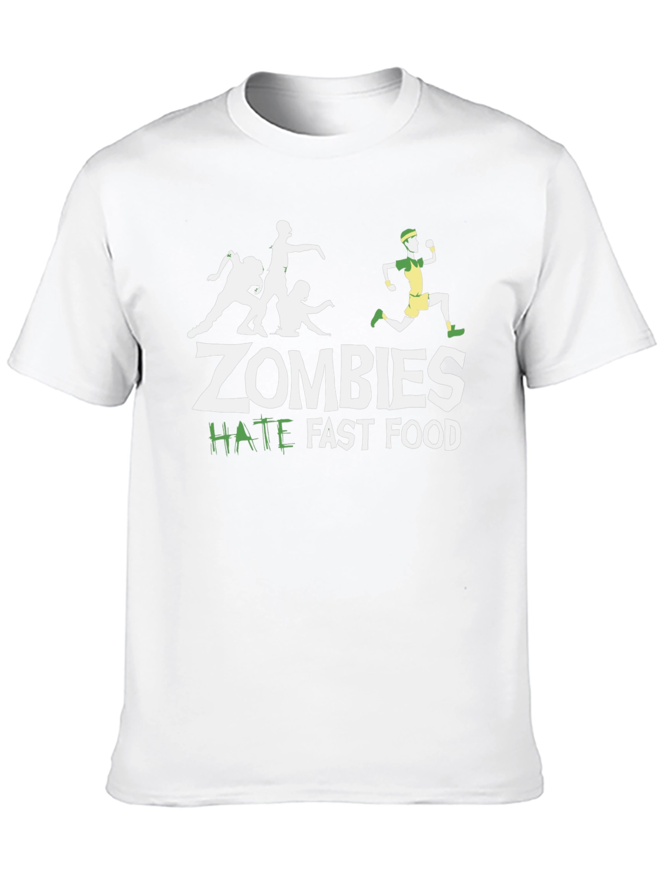 Zombies Hate Fast Food Graphic Tee
