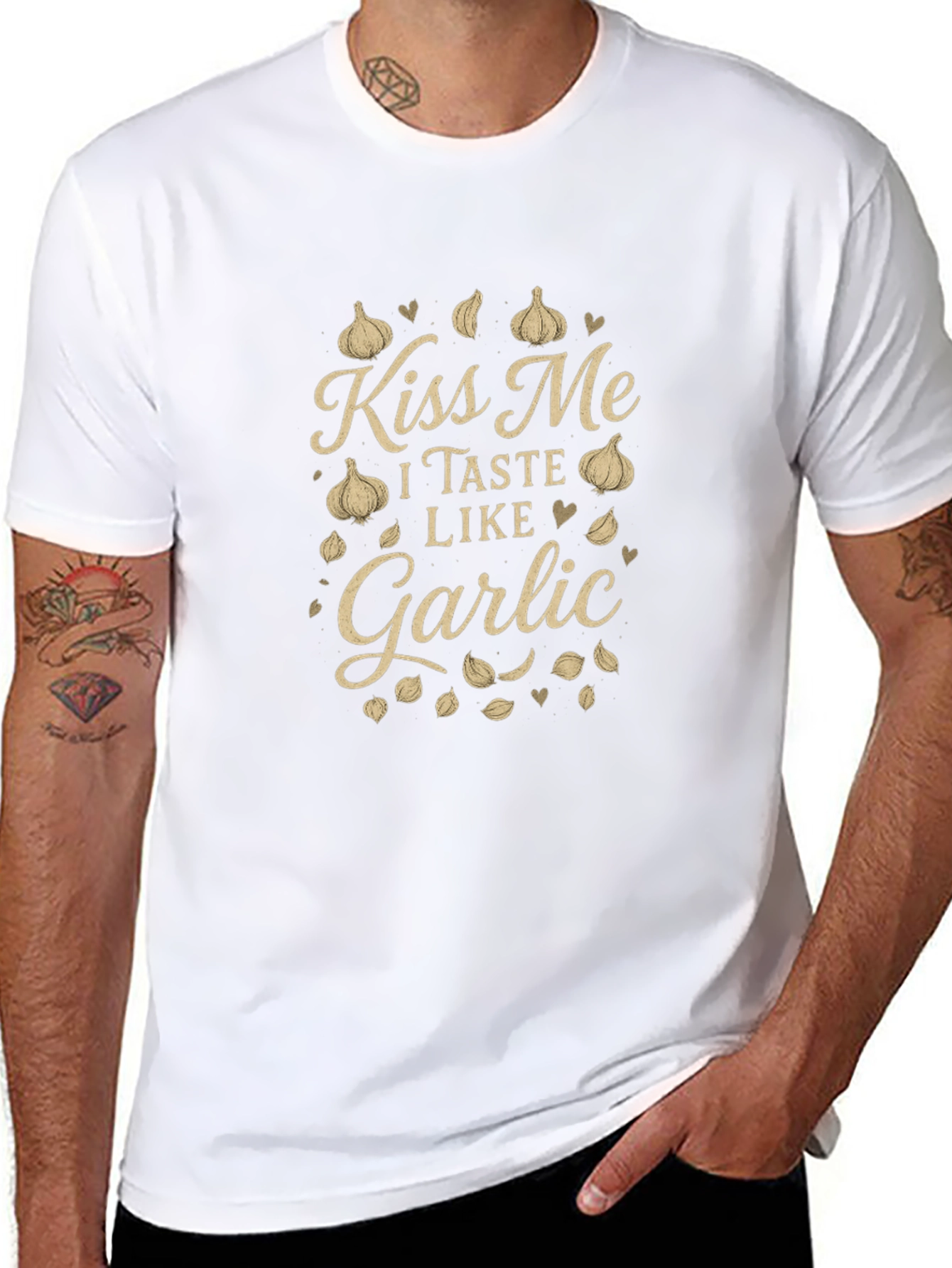 Kiss Me I Taste Like Garlic T-Shirt