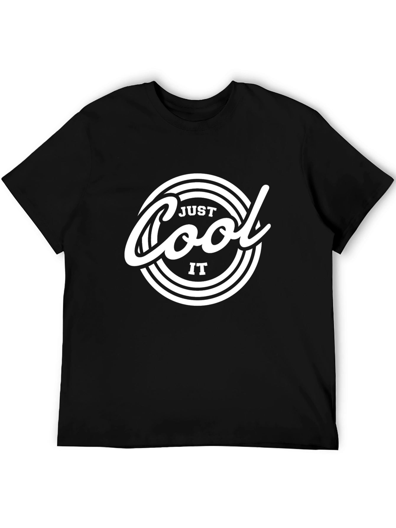 Just Cool It T-Shirt - Black Graphic Tee