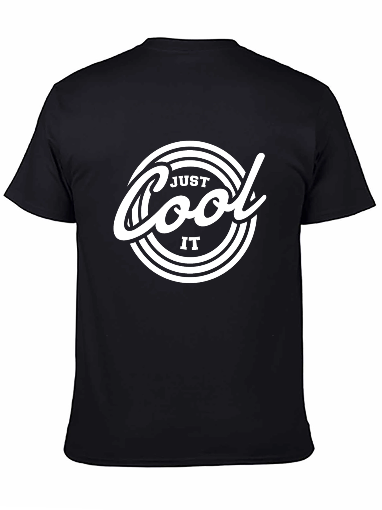 Just Cool It T-Shirt - Black Graphic Tee