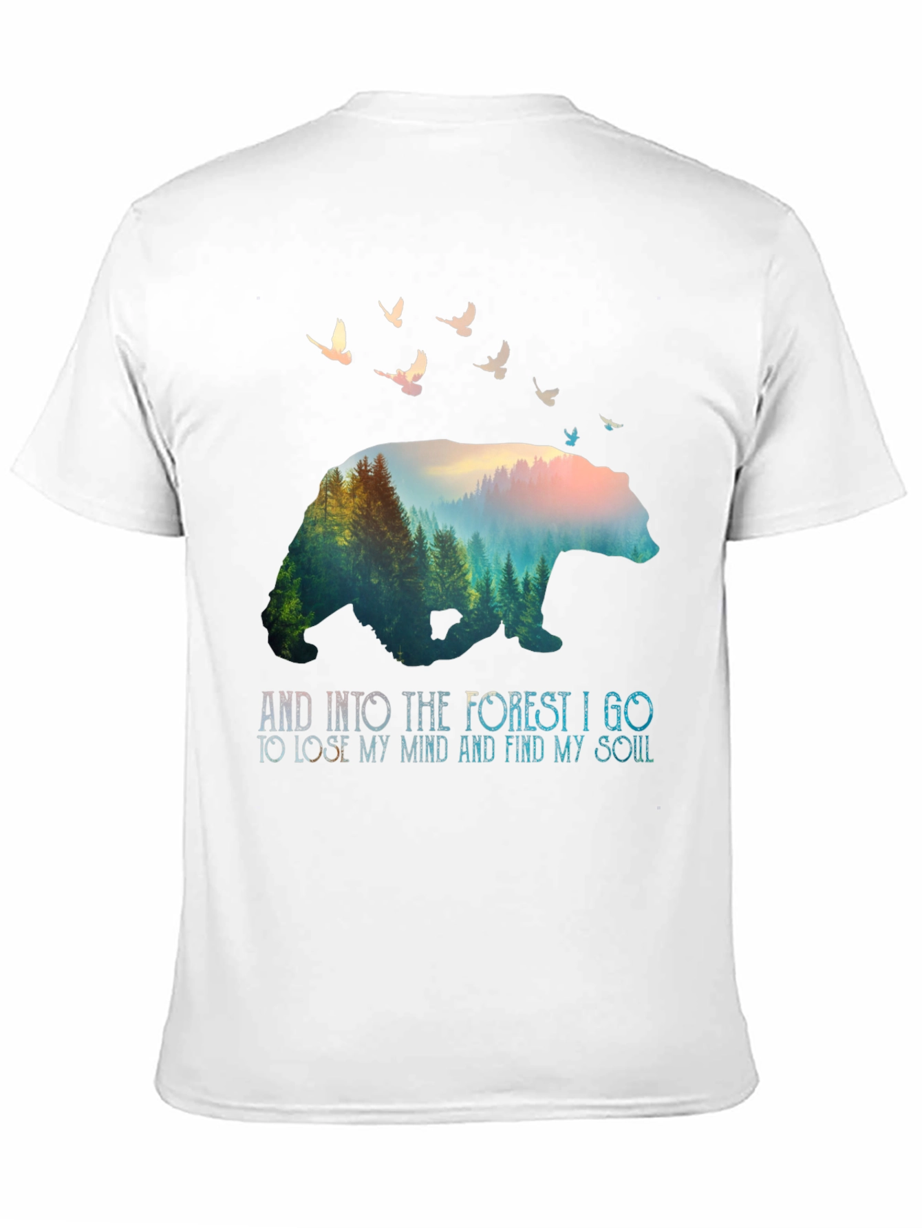 Nature Bear Graphic Tee - Find Your Soul