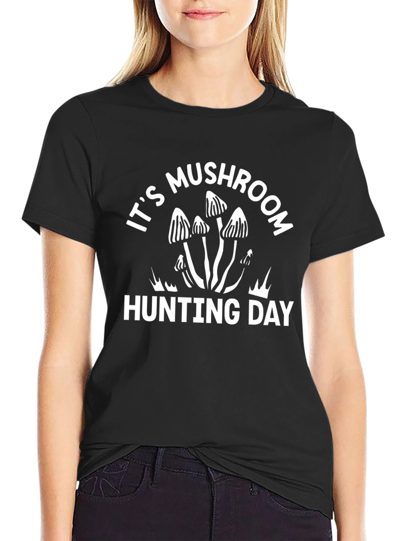 Mushroom Hunting Day Graphic Tee