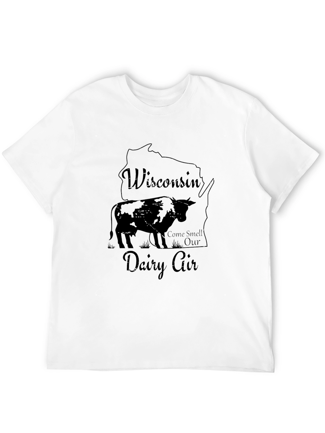 Wisconsin Dairy Air T-Shirt - Unisex Black Tee