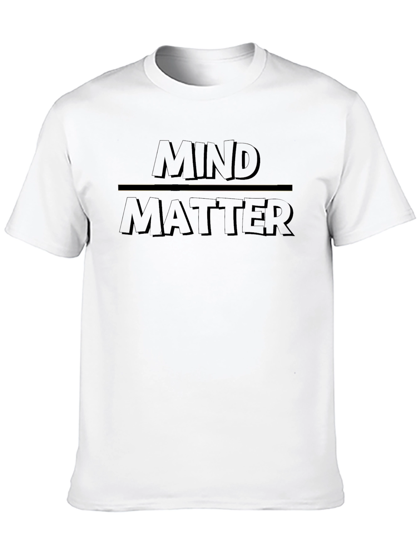 Mind Over Matter Black Graphic Tee