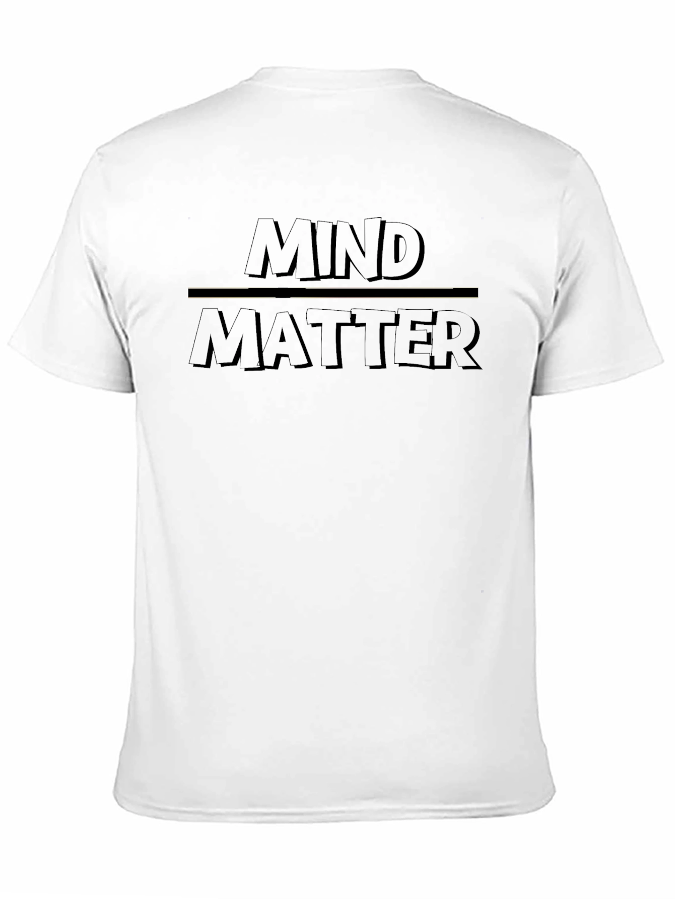 Mind Over Matter Black Graphic Tee