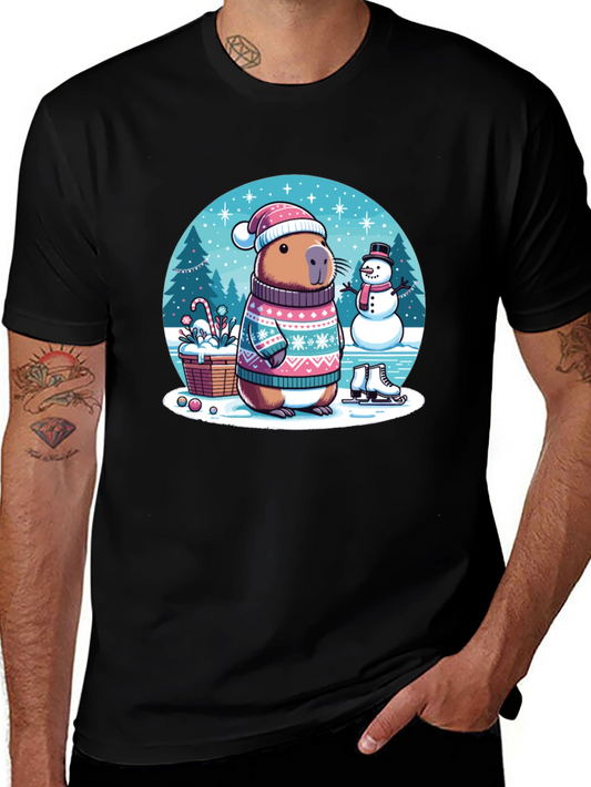 Winter Capybara T-Shirt