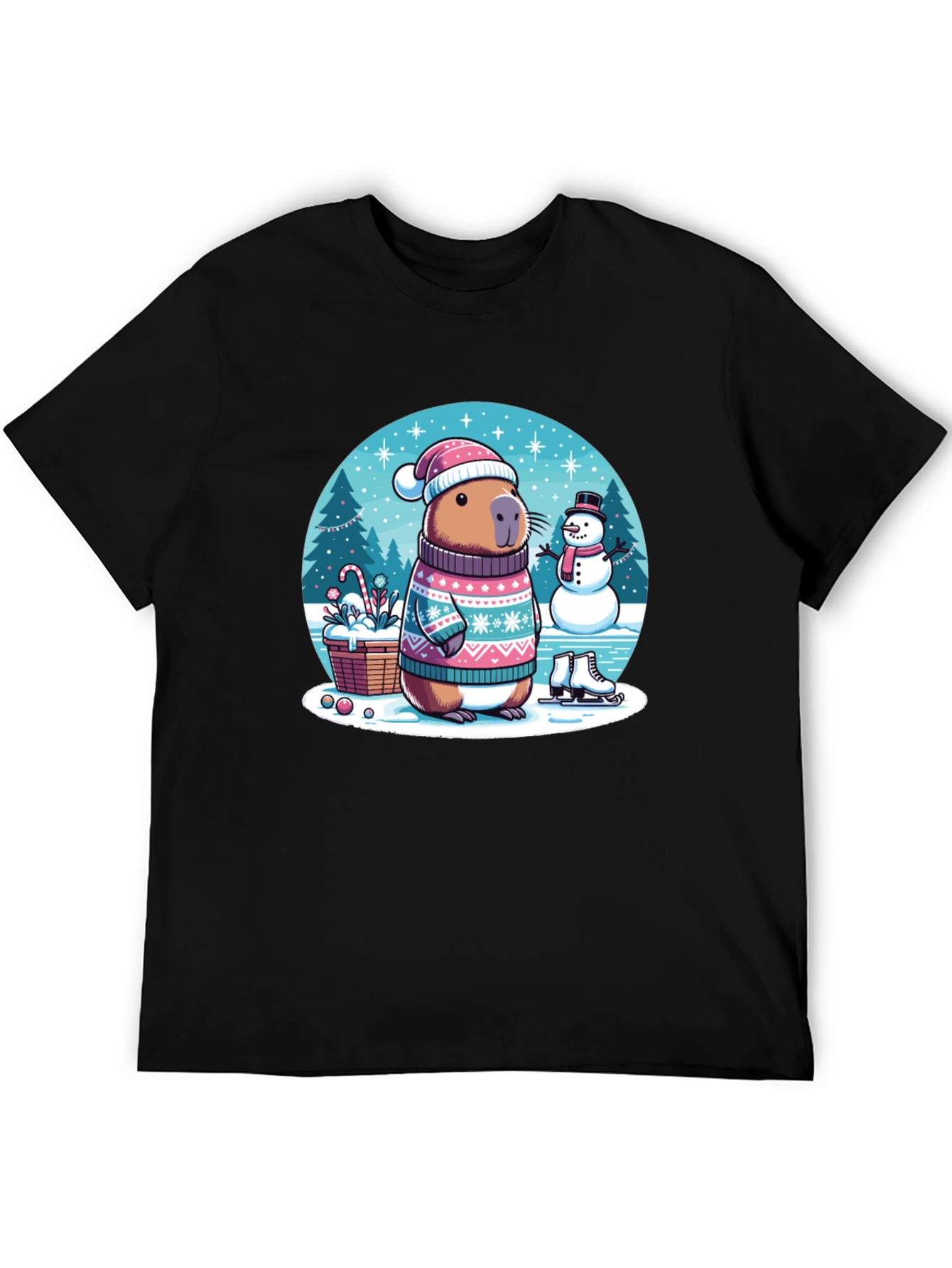 Winter Capybara T-Shirt