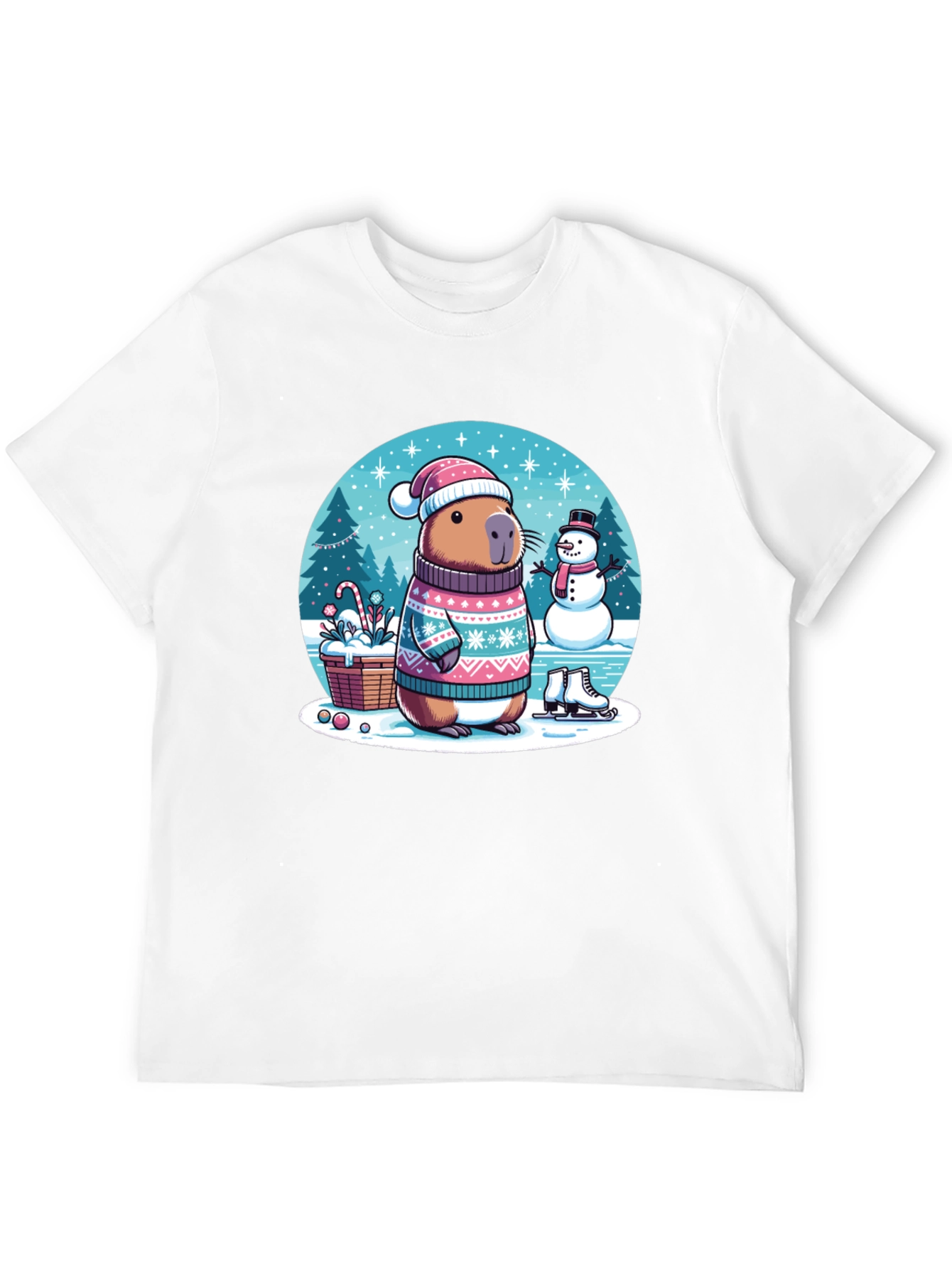 Winter Capybara T-Shirt