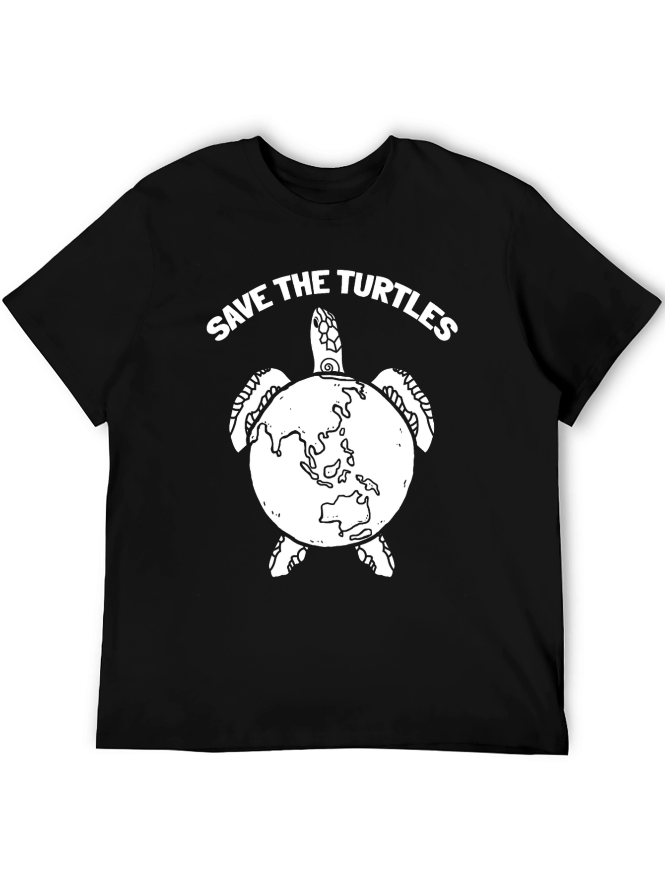 Save the Turtles T-Shirt - Earth Turtle Design