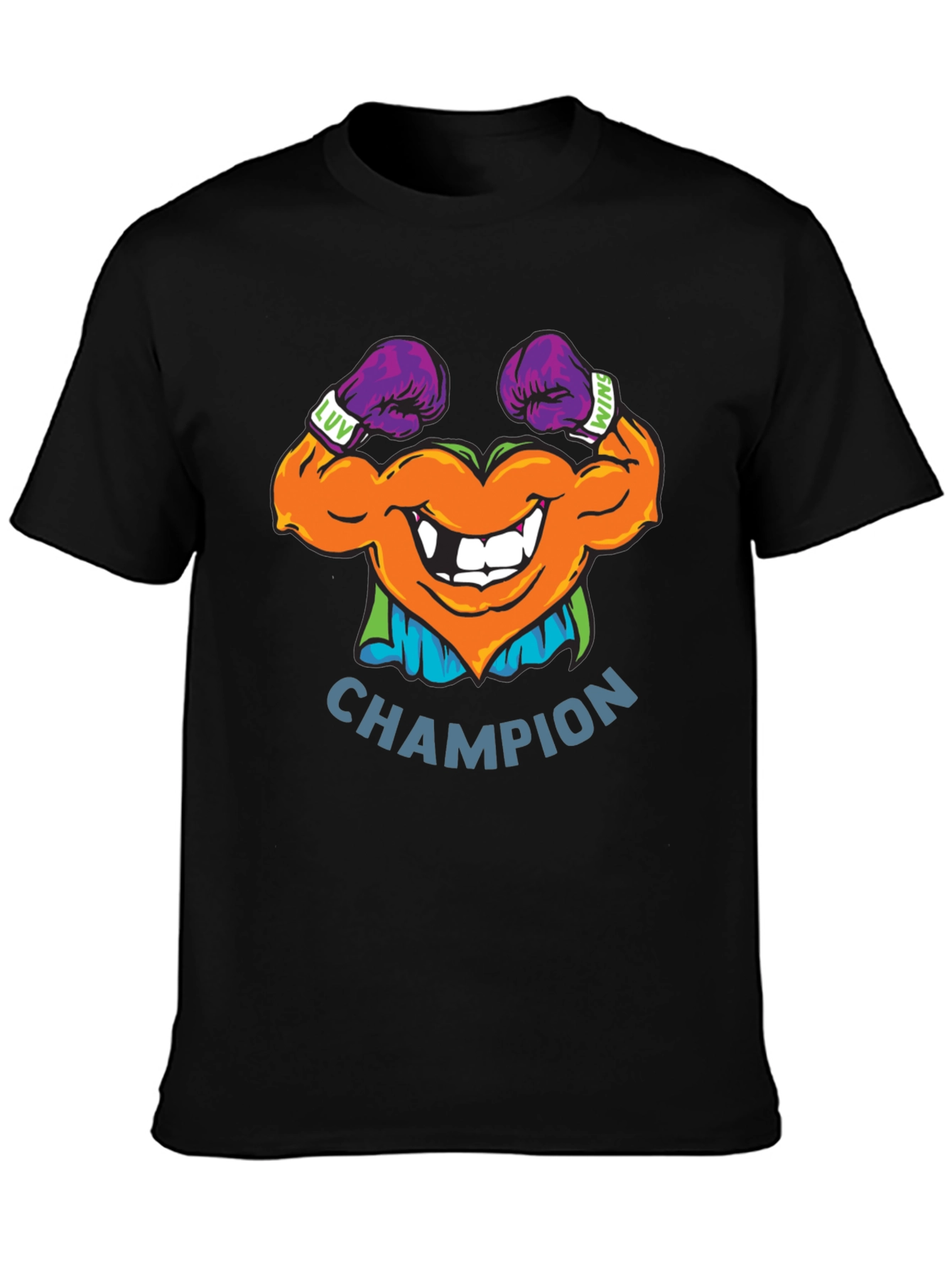 Champion Heart Boxing T-Shirt - LUV Wins!