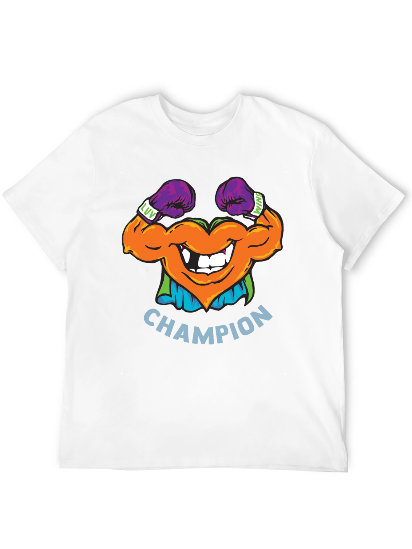 Champion Heart Boxing T-Shirt - LUV Wins!