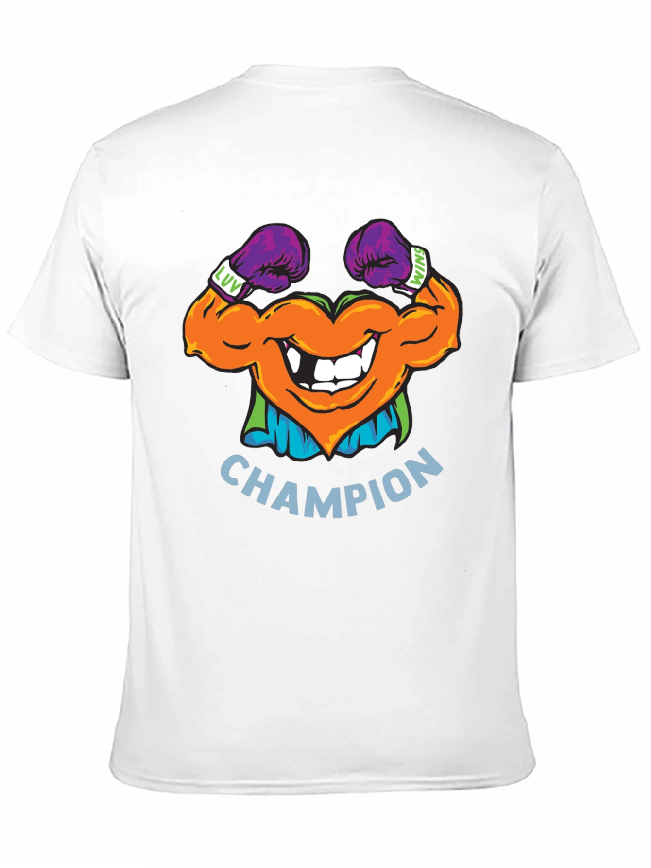 Champion Heart Boxing T-Shirt - LUV Wins!