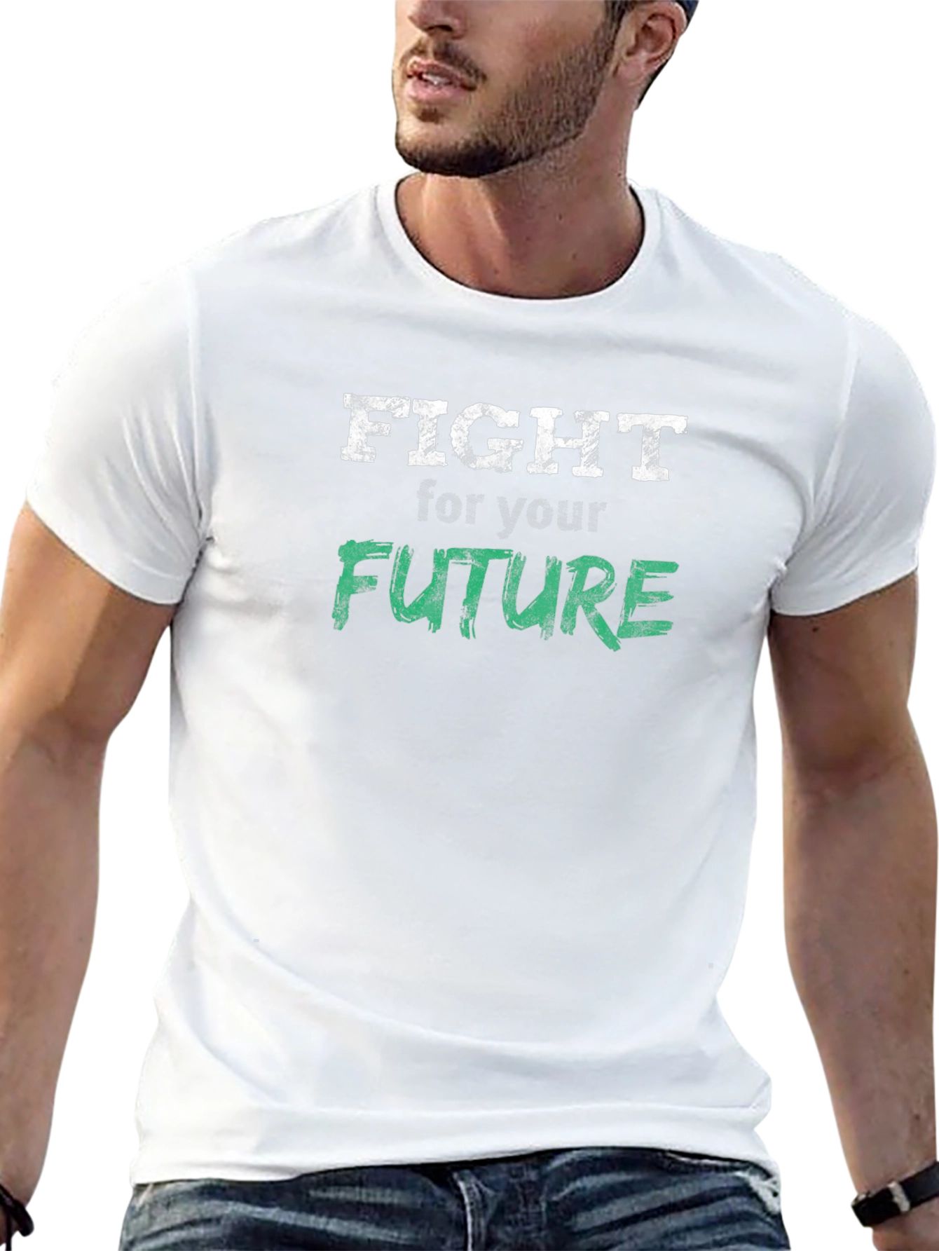 Fight for Your Future Black Graphic Tee