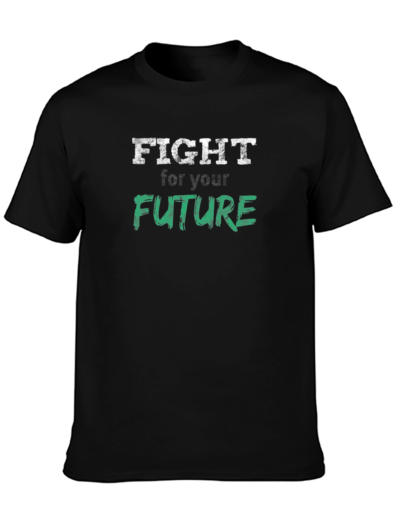 Fight for Your Future Black Graphic Tee