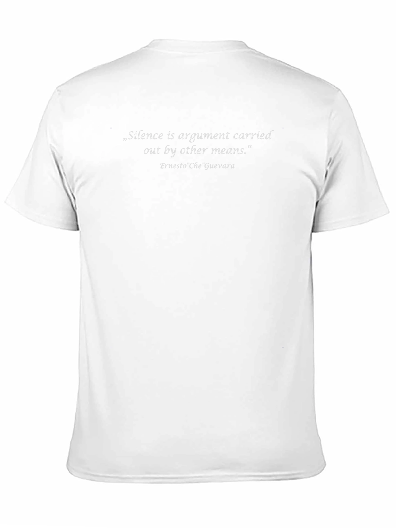 Silence is Argument Tee - Ernesto Che Guevara Quote